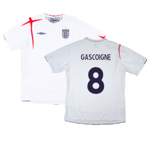 England 2005-07 Home Shirt (M) (Very Good) (GASCOIGNE 8)_0