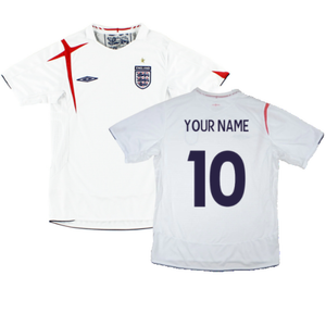 England 2005-2007 Home Shirt (XL) (Very Good) (Your Name)_0