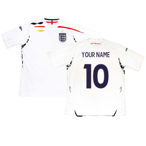 England 2007-09 Home Shirt (2XL) (Excellent) (Your Name)_0