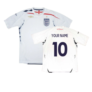 England 2007-09 Home Shirt (XL) (Fair) (Your Name)_0