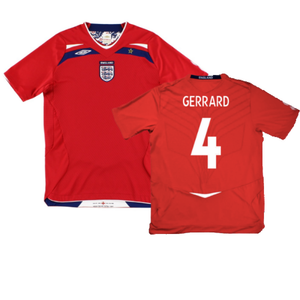 England 2008-10 Away Shirt (Excellent) (GERRARD 4)_0