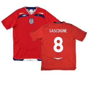 England 2008-10 Away Shirt (M) (Excellent) (GASCOIGNE 8)_0