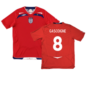 England 2008-10 Away Shirt (Very Good) (GASCOIGNE 8)_0