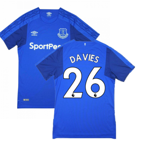 Everton 2017-18 Home Shirt (Good Condition) (L) (Davies 26)_0