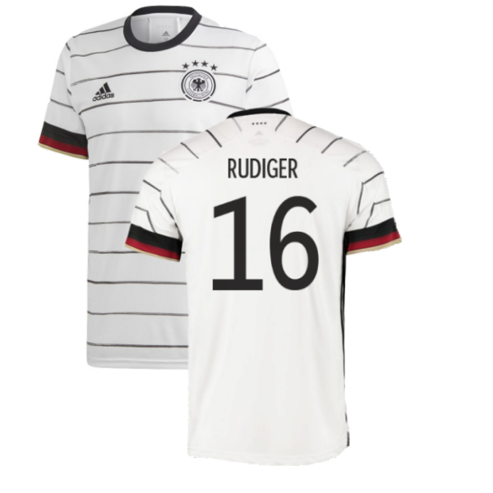 Germany 2020-21 Home Shirt ((Mint) S) (RUDIGER 16)_0