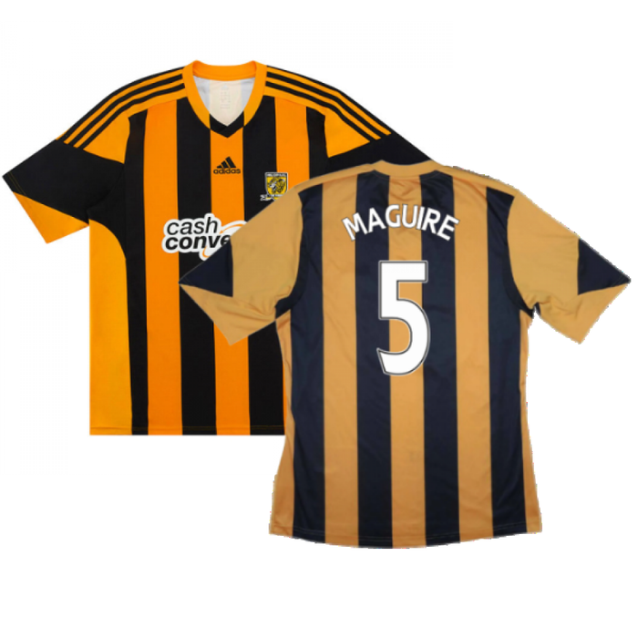 Hull City 2013-14 Home Shirt ((Excellent) S) (Maguire 5)