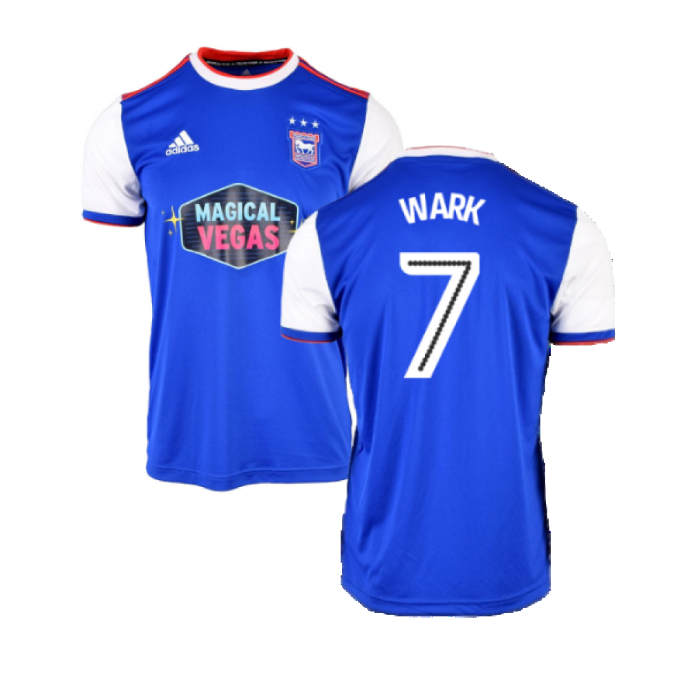 Ipswich Town 2018-19 Home Shirt ((Excellent) XXL) (Wark 7)_0