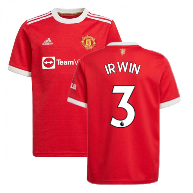 Man Utd 2021-2022 Home Shirt (Kids) (IRWIN 3)_0