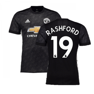 Manchester United 2017-18 Adizero Away Shirt ((Mint) S) (Rashford 19)_0