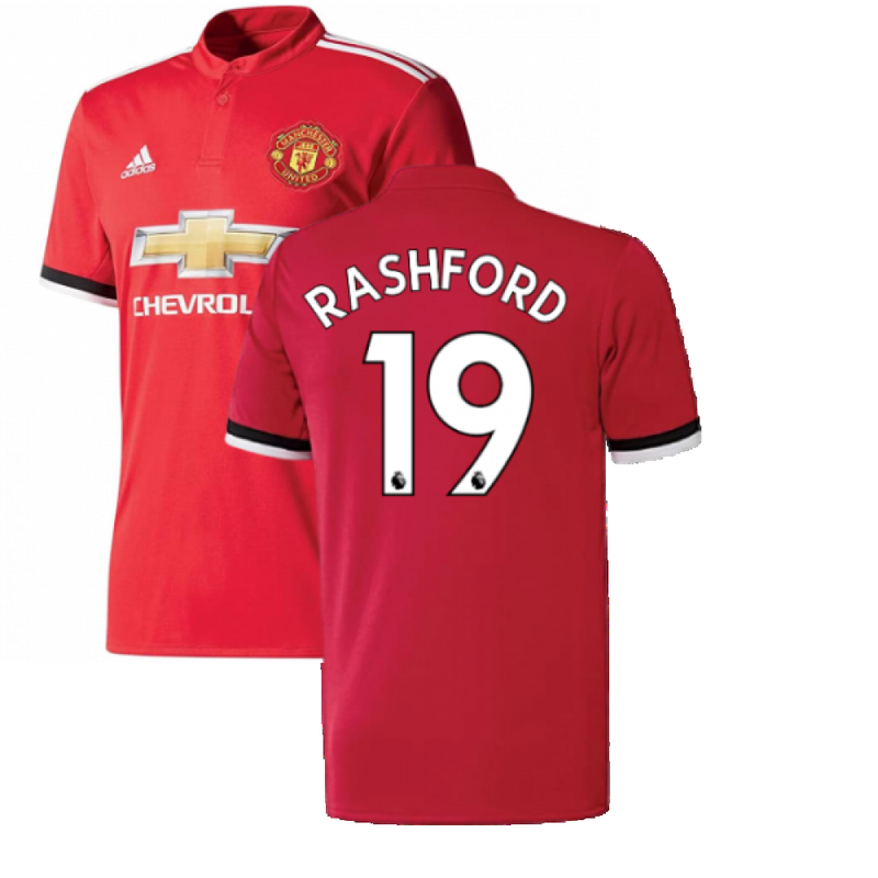 Manchester United 201718 Home Shirt ((Excellent) L) (Rashford 19