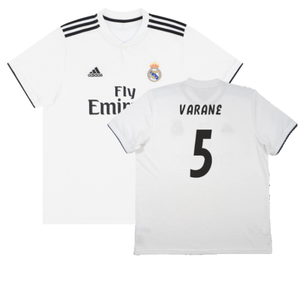 Flocage Officiel Real Madrid Domicile 2012/2013 Nom Varane (neuf Sans Boîte)