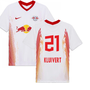 Red Bull Leipzig 2020-21 Home Shirt ((Excellent) S) (KLUIVERT 21)_0