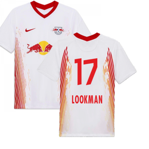 Red Bull Leipzig 2020-21 Home Shirt ((Excellent) S) (Lookman 17)_0