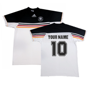 Germany 1998 Adidas T-Shirt ((Excellent) S) (Your Name)_0