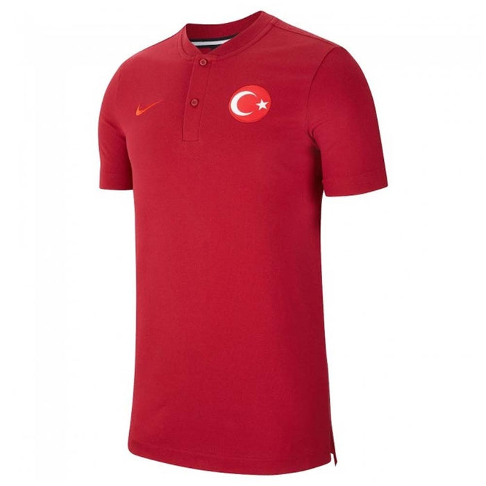 2020-2021 Turkey Authentic Polo Shirt (Red)