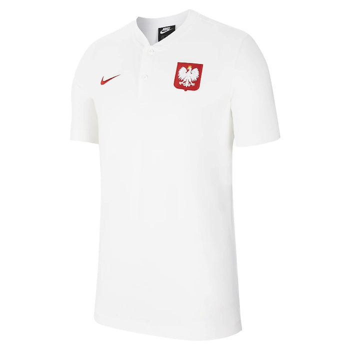 2020-2021 Poland Authentic Polo Shirt (White)