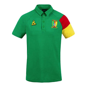 2021-2022 Cameroon Presentation Polo Shirt (Green)_0