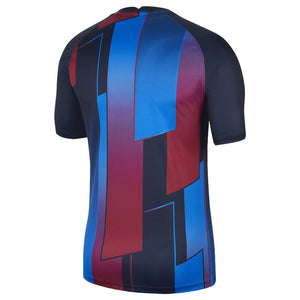 2021-2022 Barcelona Pre-Match Training Shirt (Blue) - Kids_1