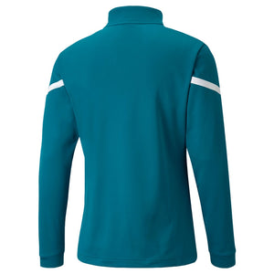 2021-2022 Man City Pre Match Half Zip Top (Ocean Depths)_1