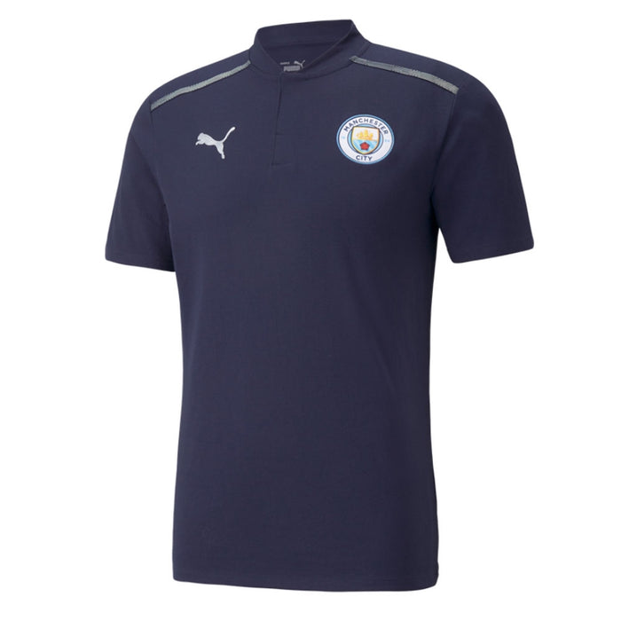 2021-2022 Man City Casuals Polo Shirt (Quarry)