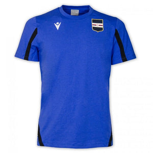 2021-2022 Sampdoria Cotton Poly T-Shirt (Blue)_0