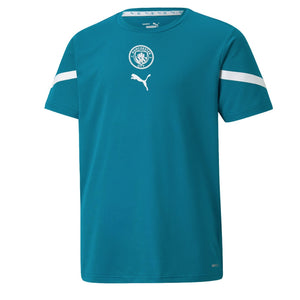 2021-2022 Man City Pre Match Jersey (Ocean Depths) - Kids_0