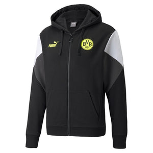 2021-2022 Borussia Dortmund FtblCulture FZ Hoody (Black)_0