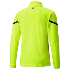 2021-2022 Borussia Dortmund Pre Match Half Zip Top (Yellow)_1