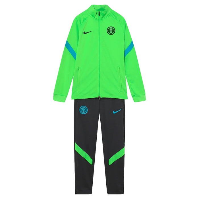 2021-2022 Inter Milan CL Dry Tracksuit (Green Strike) - Kids