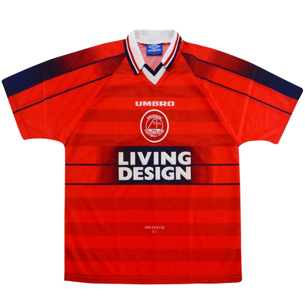 Afc Aberdeen Fc Home Kit Aberdeen 1996-97 Home Shirt (L