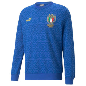 2021-2022 Italy Graphic Winner Sweat (Blue)_0