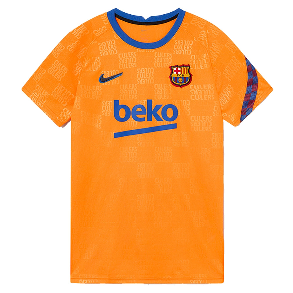 barcelona pre match shirt