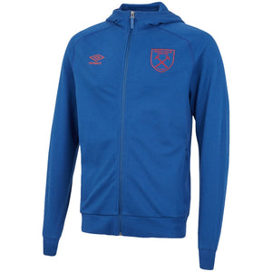 2021-2022 West Ham Travel Hooded Jacket (Royal)_0