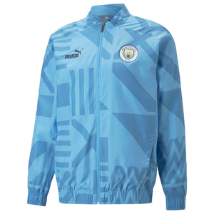 2022-2023 Man City Pre-Match Jacket (Light Blue)_0