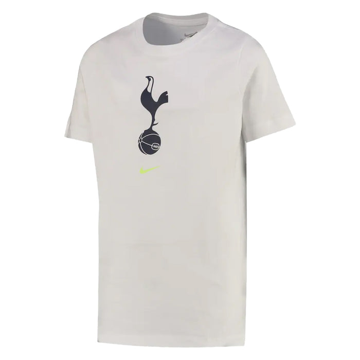 2022-2023 Tottenham Crest Tee (White) - Kids