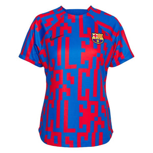 2022-2023 Barcelona Pre-Match Training Shirt (Blue) - Ladies_0