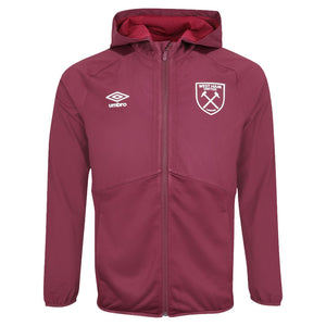 2022-2023 West Ham Hooded Jacket (Grape Wine)_0