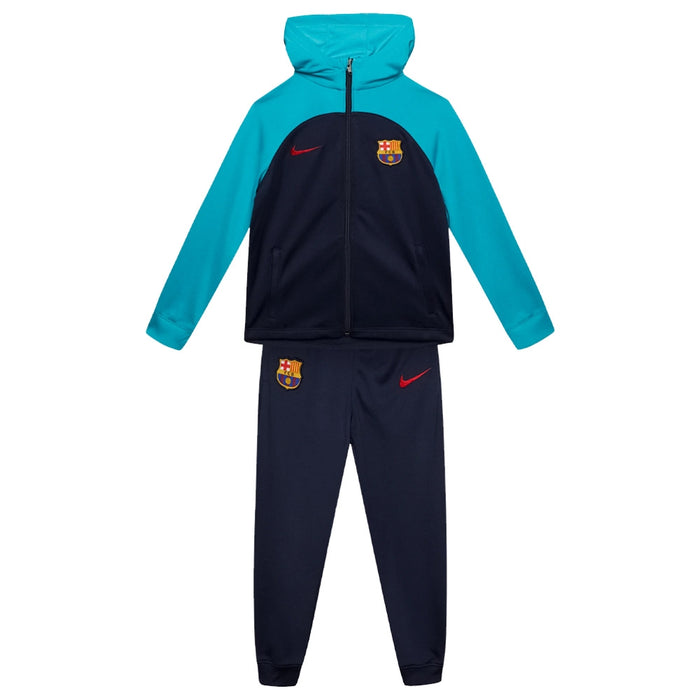 2022-2023 Barcelona Strike Tracksuit (Obsidian) - Kids