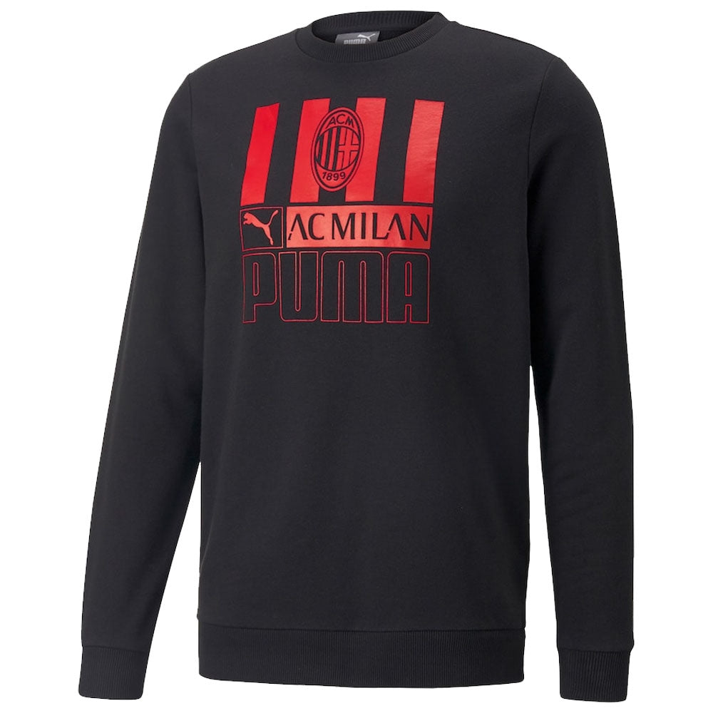 2022-2023 AC Milan FtblCore Crew Sweat (Black)_0