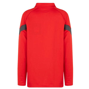 2022-2023 AC Milan Half Zip Training Top (Red) - Kids_1