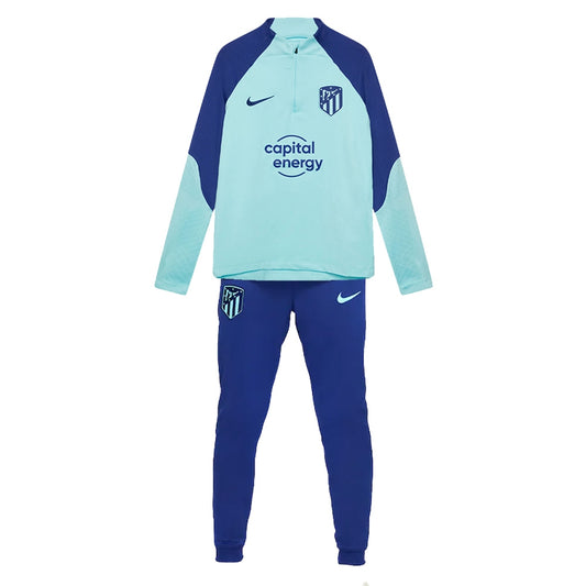 2022-2023 Atletico Madrid Strike Hooded Tracksuit (Copa) - Kids_0