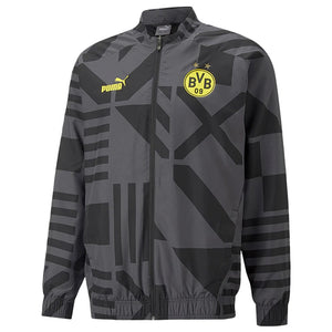 2022-2023 Borussia Dortmund Pre-Match Jacket (Black)_0