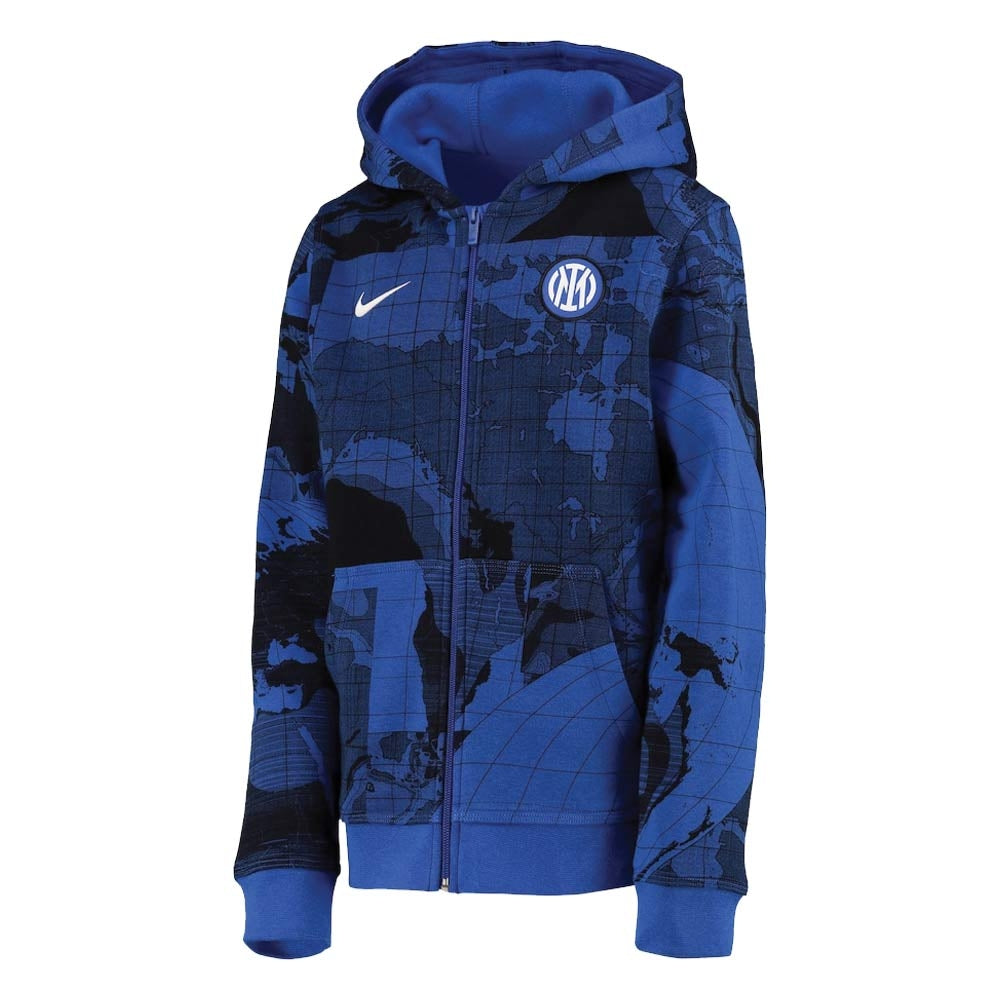 2022-2023 Inter Milan All Over Print Hoodie (Kids) – Classic