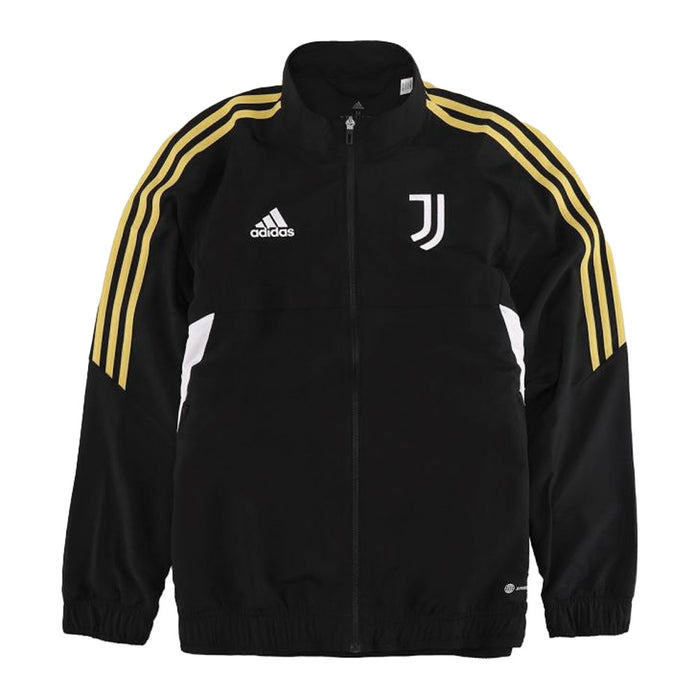 2022 2023 Juventus Presentation Jacket Black Kids Classic Football Kit