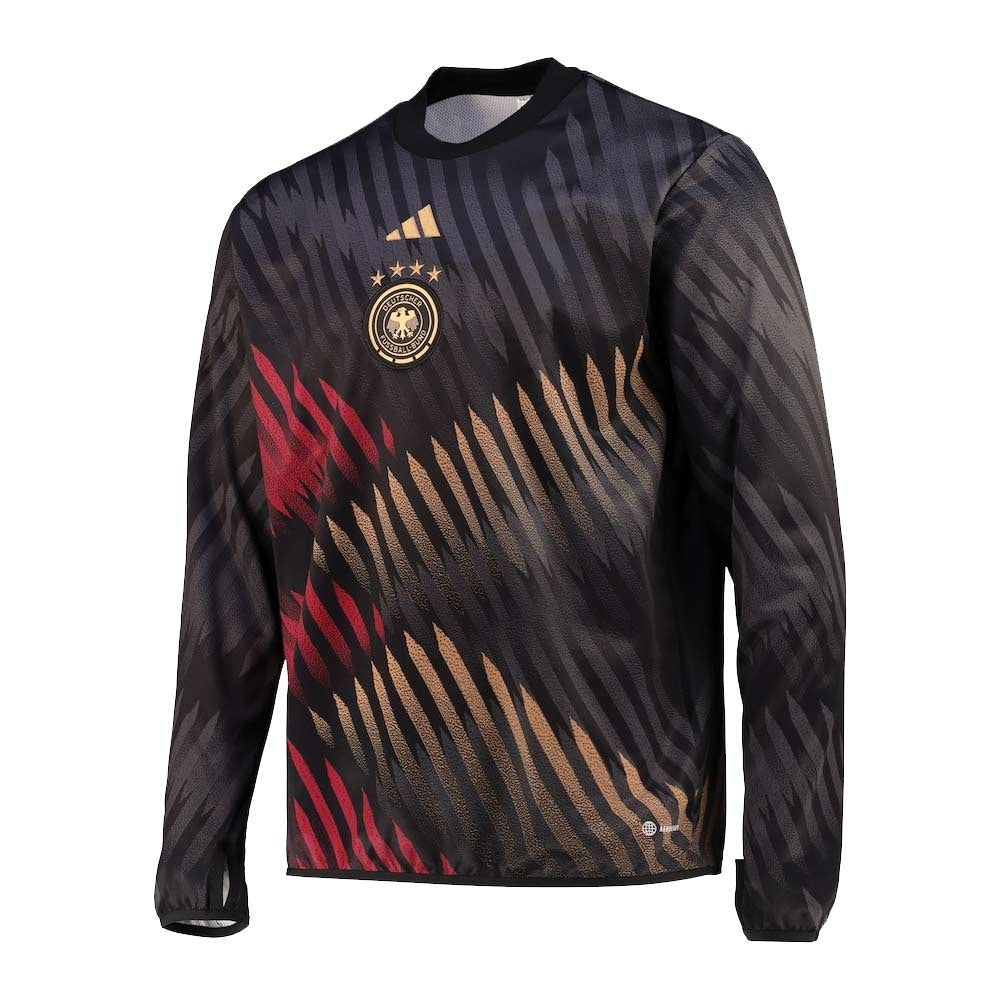 2022-2023 Germany Pre-Match Warm Top (Black) – Classic Football Kit