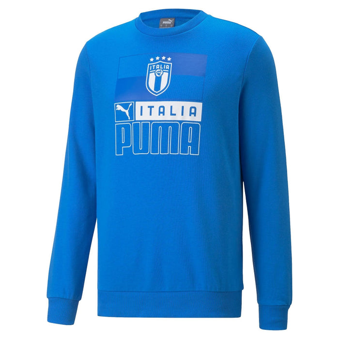 2022-2023 Italy FtblCore Crew Sweat (Blue)