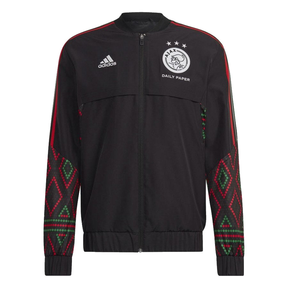 2022-2023 Ajax Anthem Jacket (Black) – Classic Football Kit