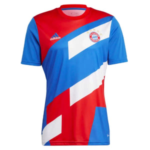 2022-2023 Bayern Munich Pre-Match Shirt (Red-White-Blue)_0