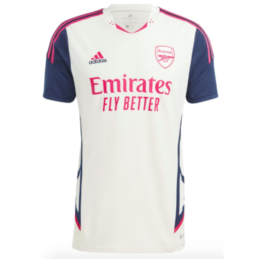 2022-2023 Arsenal Condivo 22 Pro Training Shirt (White) – Classic
