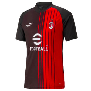 2022-2023 AC Milan Pre-Match Jersey (Black-Red)_0